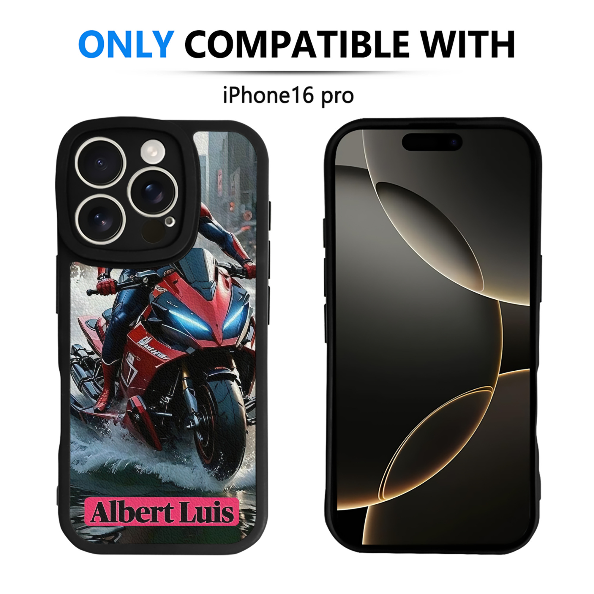 （画像用） Spider Man スパイダーマン 【iPhone 16シリーズ対応】シリコンスマホケース（レザー調） 材質：シリコン